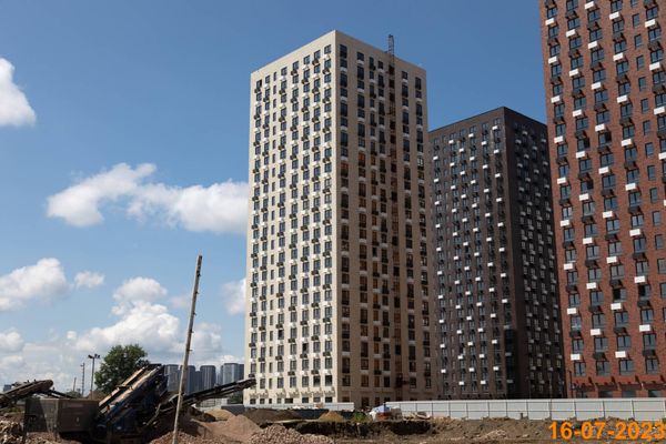 Ход строительства ЖК «Волжский парк» за Июль 2023 г., фото №3