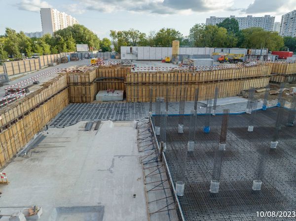 Ход строительства ЖК «Варшавские ворота» за Август 2023 г., фото №3
