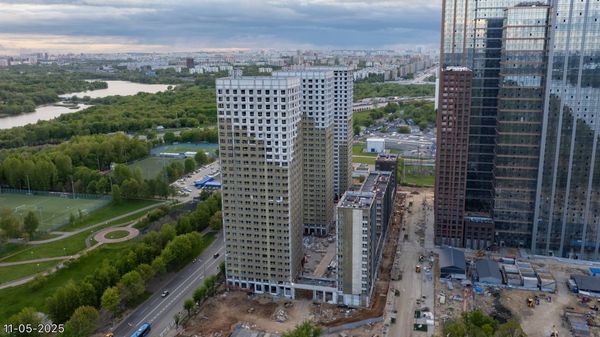 Ход строительства ЖК «Вейв» за Май 2025 г., фото №5