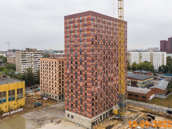 Ход строительства ЖК «Большая Академическая 85» за Сентябрь 2022 г., фото №2