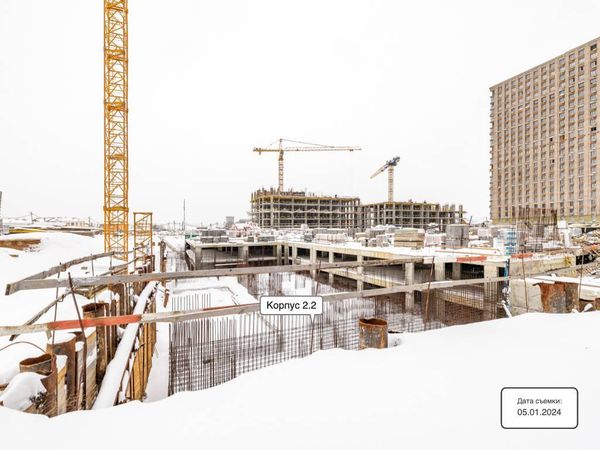 Ход строительства ЖК «Тропарево Парк» за Январь 2024 г., фото №5