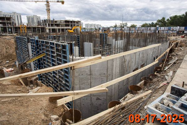 Ход строительства ЖК «Кавказский бульвар 51» за Август 2025 г., фото №4