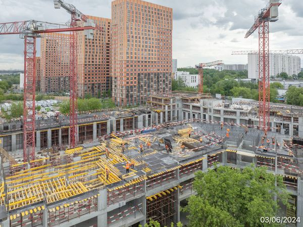 Ход строительства ЖК «Варшавские ворота» за Июнь 2024 г., фото №3
