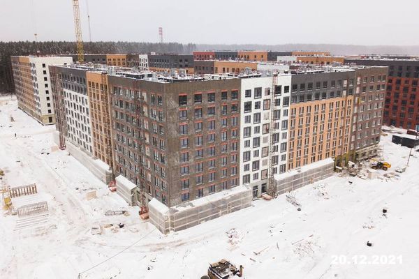 Ход строительства ЖК «Середневский лес» за Декабрь 2021 г., фото №5