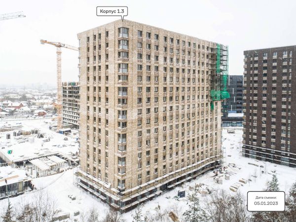 Ход строительства ЖК «Тропарево Парк» за Январь 2023 г., фото №3