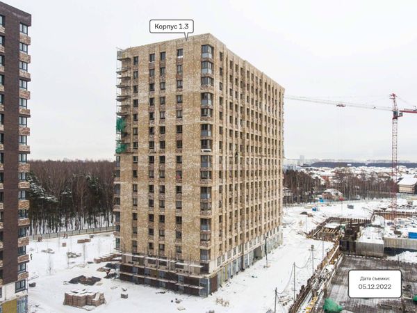 Ход строительства ЖК «Тропарево Парк» за Декабрь 2022 г., фото №2