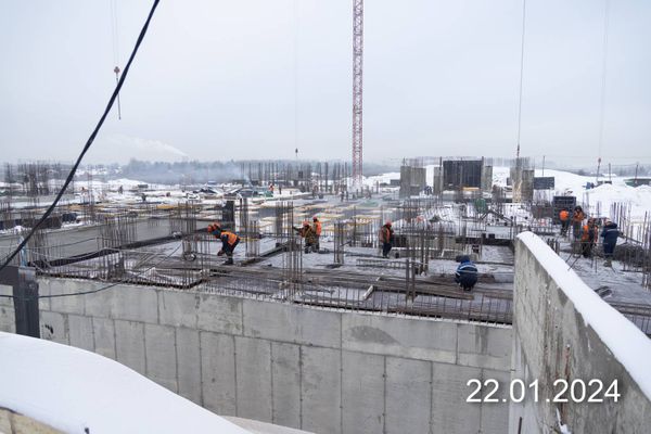 Ход строительства ЖК «Деснаречье» за Январь 2024 г., фото №3