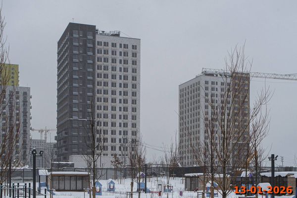 Ход строительства ЖК «Саларьево парк» за Январь 2026 г., фото №4
