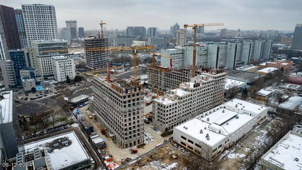 Ход строительства ЖК «Обручева 30» за Декабрь 2024 г., фото №3