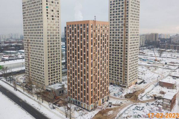 Ход строительства ЖК «Кавказский бульвар 51» за Февраль 2023 г., фото №5