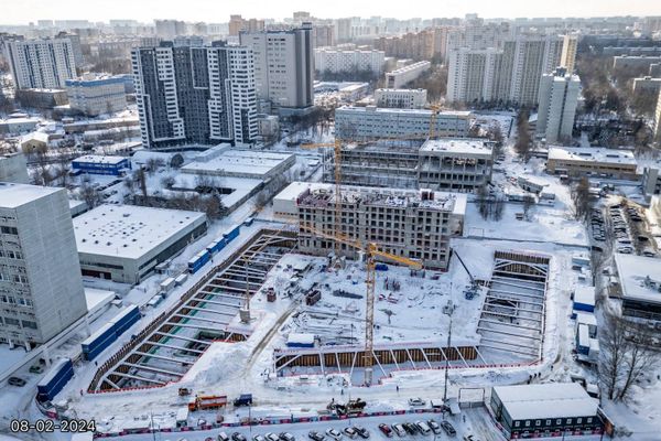 Ход строительства ЖК «Обручева 30» за Февраль 2024 г., фото №5