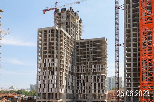 Ход строительства ЖК «Южные сады» за Июнь 2023 г., фото №4