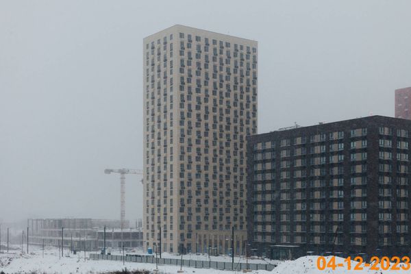 Ход строительства ЖК «Зелёный парк» за Декабрь 2023 г., фото №4