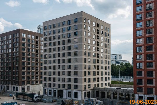 Ход строительства ЖК «Барклая 6» за Июнь 2023 г., фото №2