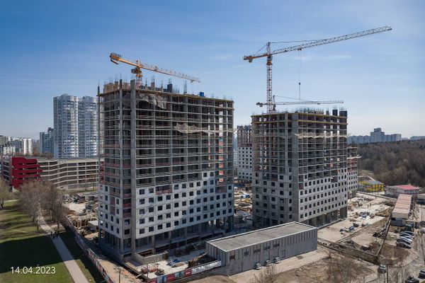 Ход строительства ЖК «Парксайд» за Апрель 2023 г., фото №2