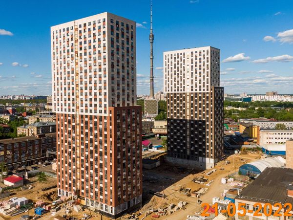 Ход строительства ЖК «Руставели 14» за Май 2022 г., фото №2