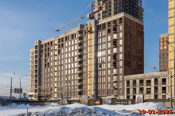 Ход строительства ЖК «Москворечье» за Январь 2026 г., фото №2