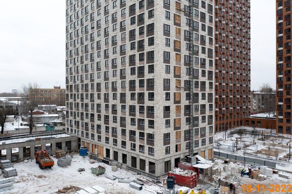 Ход строительства ЖК «Перовское 2» за Ноябрь 2022 г., фото №2