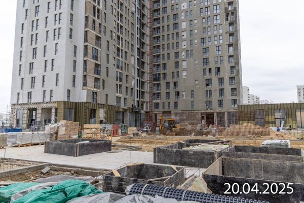 Ход строительства ЖК «Южные сады» за Апрель 2025 г., фото №4