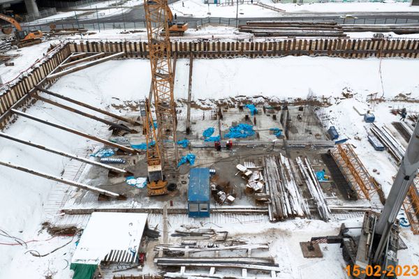Ход строительства ЖК «Амурский парк» за Февраль 2023 г., фото №3