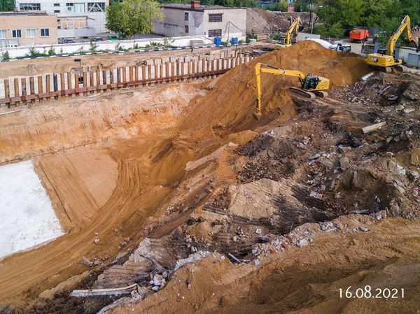 Ход строительства ЖК «Кронштадтский 9» за Август 2021 г., фото №2