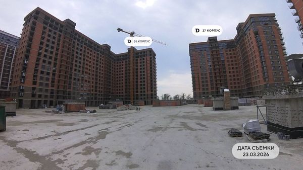 Ход строительства ЖК «Самолёт» за Март 2026 г., фото №3