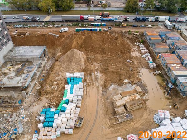 Ход строительства ЖК «Кавказский бульвар 51» за Сентябрь 2022 г., фото №2