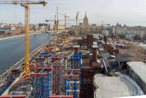 Ход строительства ЖК «Бадаевский» за Апрель 2024 г., фото №2