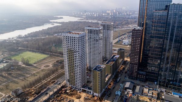 Ход строительства ЖК «Вейв» за Февраль 2025 г., фото №2