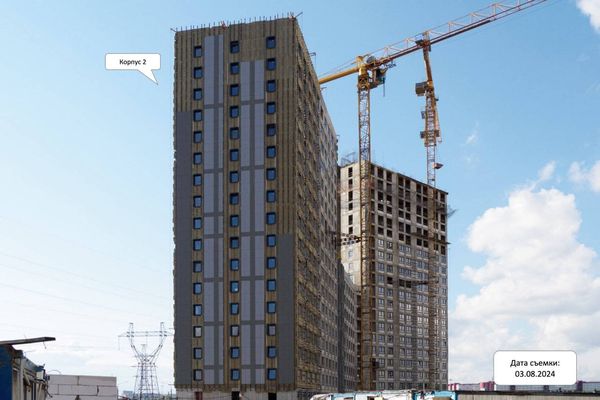 Ход строительства ЖК «Квартал Румянцево» за Август 2024 г., фото №2