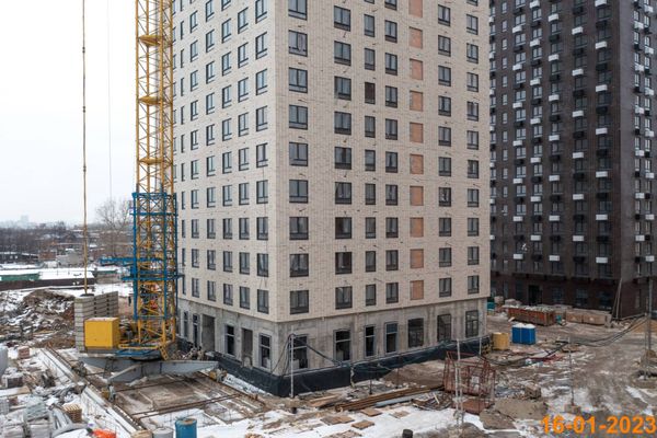Ход строительства ЖК «Волжский парк» за Январь 2023 г., фото №3