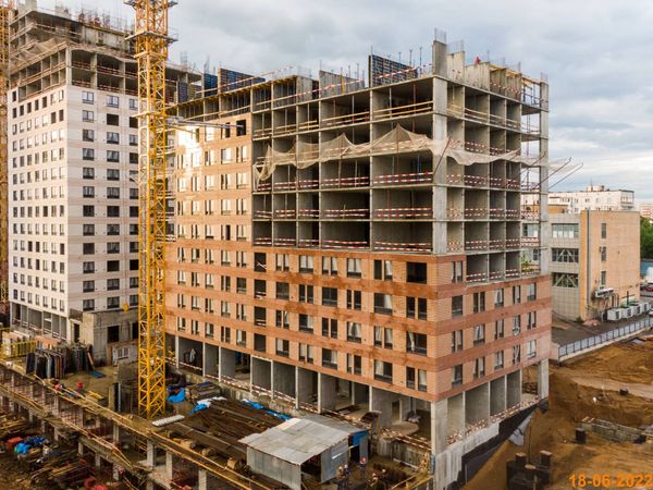 Ход строительства ЖК «Кронштадтский 9» за Июнь 2022 г., фото №2