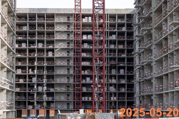 Ход строительства ЖК «Москворечье» за Май 2025 г., фото №5