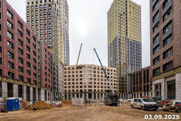 Ход строительства ЖК «Варшавские ворота» за Сентябрь 2025 г., фото №4