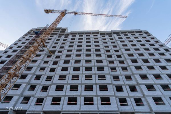 Ход строительства ЖК «Дмитровское небо» за Июль 2023 г., фото №3