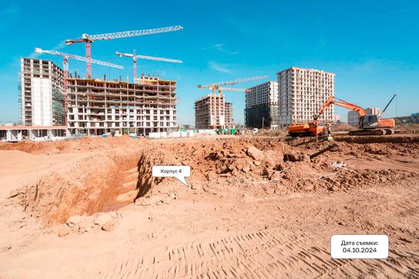 Ход строительства ЖК «Квартал Марьино» за Октябрь 2024 г., фото №2