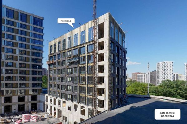 Ход строительства ЖК «Верейская 41» за Август 2024 г., фото №5