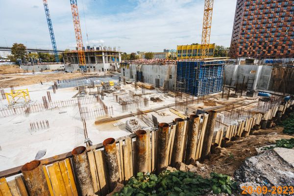 Ход строительства ЖК «Большая Академическая 85» за Сентябрь 2023 г., фото №4