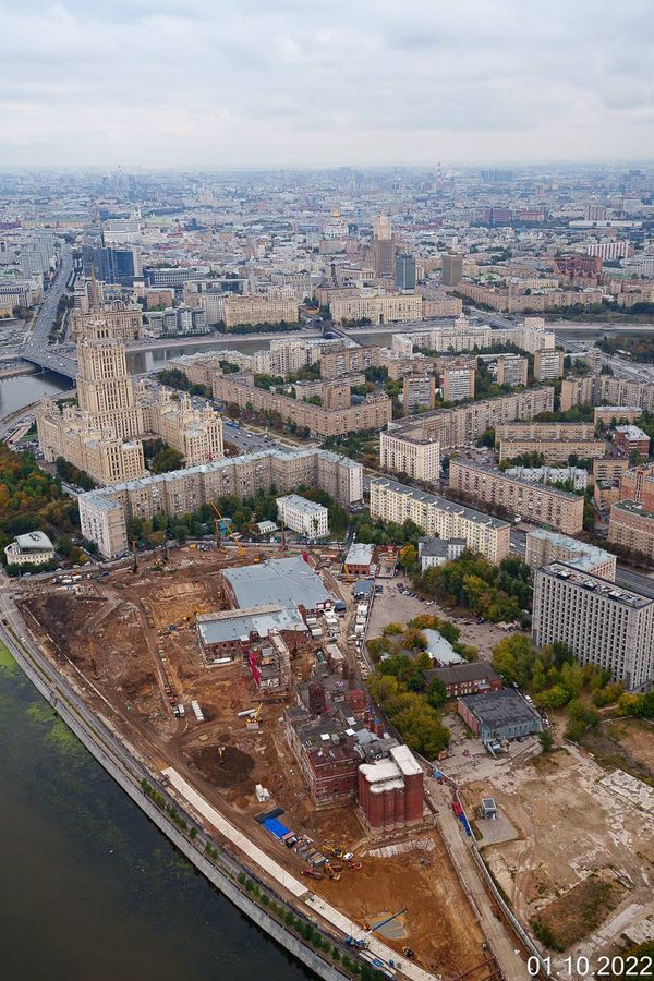 Ход строительства ЖК «Бадаевский» за Октябрь 2022 г., фото №4