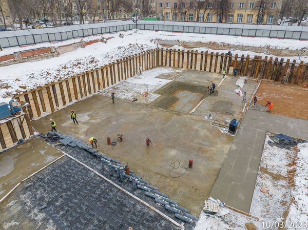 Ход строительства ЖК «Петровский парк II» за Март 2023 г., фото №2