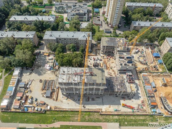 Ход строительства ЖК «Семеновский парк 2» за Август 2024 г., фото №4