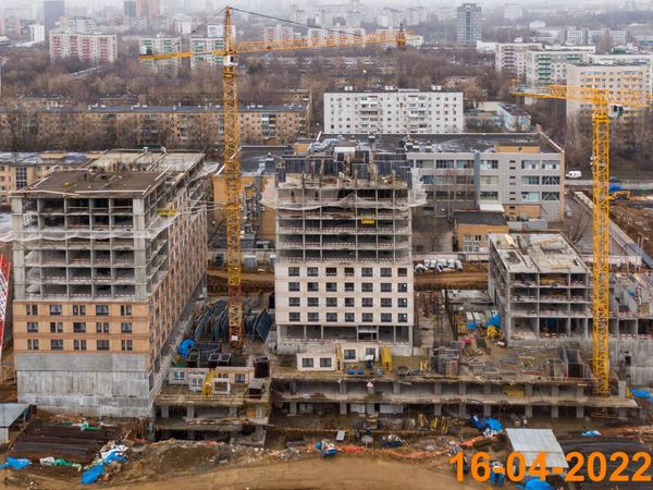 Ход строительства ЖК «Кронштадтский 9» за Апрель 2022 г., фото №4