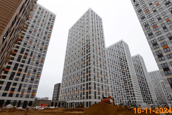 Ход строительства ЖК «Амурский парк» за Ноябрь 2024 г., фото №2