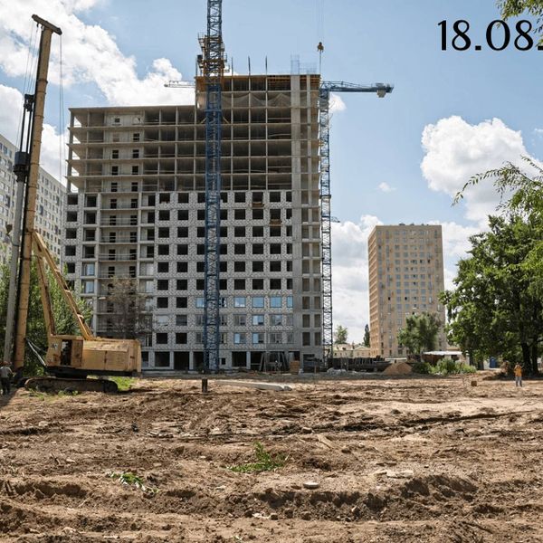 Ход строительства ЖК «КРОНА ПАРК» за Август 2026 г.
