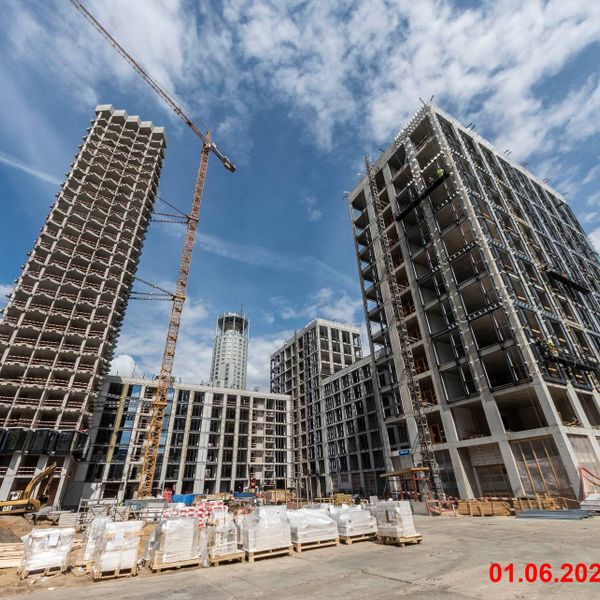 Ход строительства ЖК «Монблан» за Июнь 2026 г.