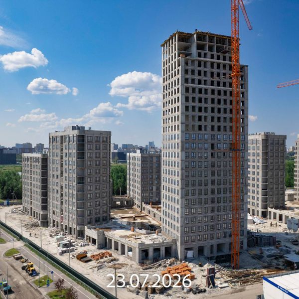 Ход строительства ЖК «Айвазовский» за Июль 2026 г.