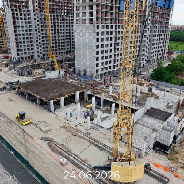 Ход строительства ЖК «Беринг» за Июнь 2026 г.