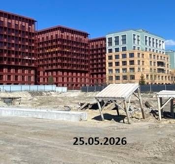 Ход строительства ЖК «Речной порт» за Май 2026 г.