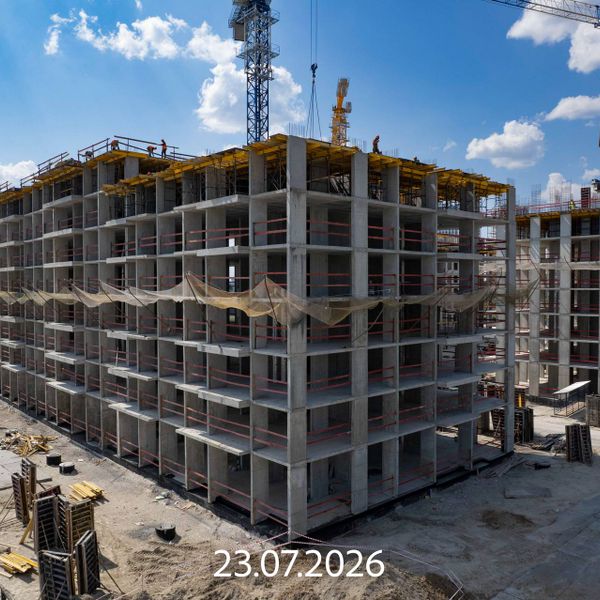 Ход строительства ЖК «Мириады» за Июль 2026 г.