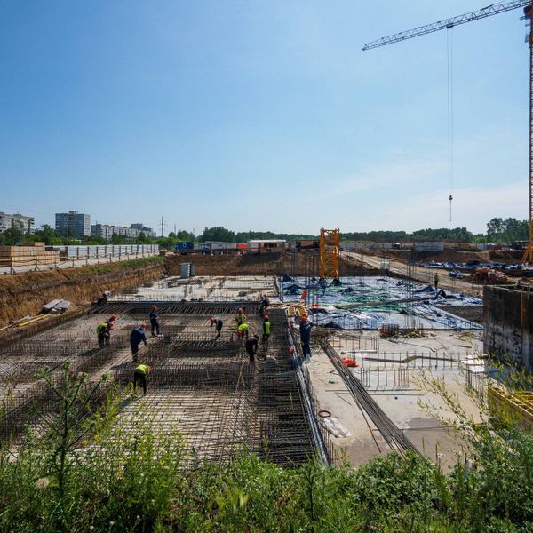 Ход строительства ЖК «Зелёная река» за Июнь 2026 г.